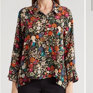 Floral Print Women's Top